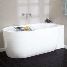 freestanding corner bathtub