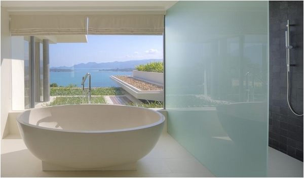 Freestanding Bathtub Large Contemporary Freestanding Bathtub Ideas with Elegant Design