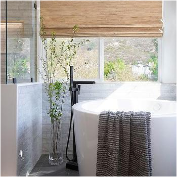 Freestanding Bathtub Nook Corner Shower Bench Design Ideas