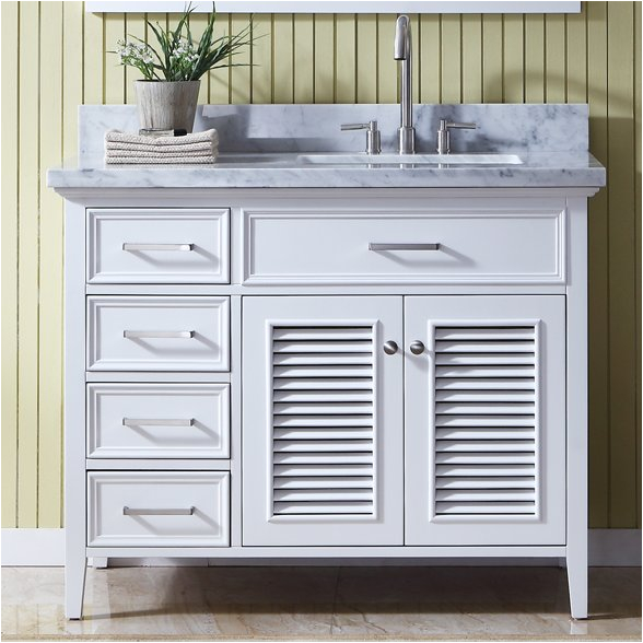 right offset sink vanity