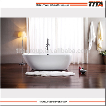 Acrylic large freestanding bathtub price