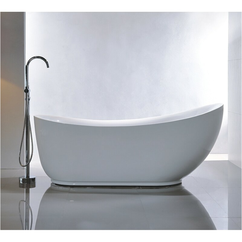 vanity art 71 x 35 freestanding soaking bathtub vnar1059