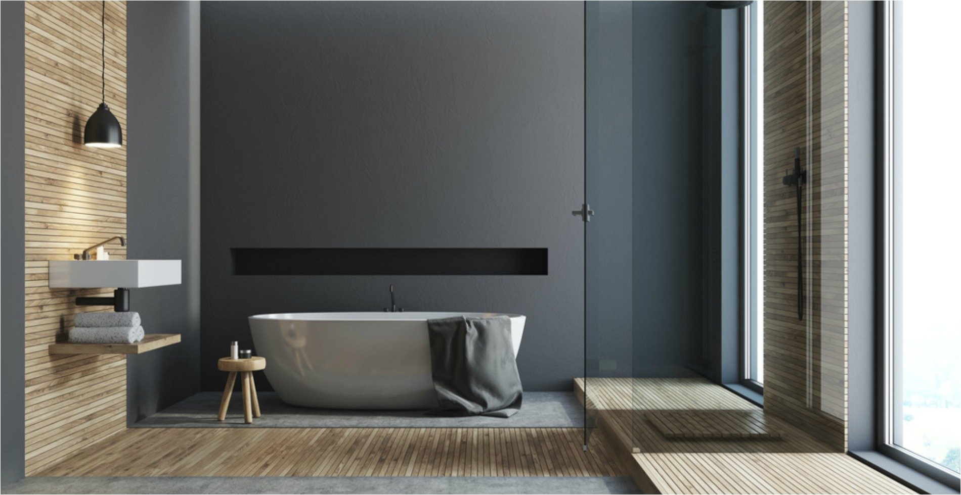 Freestanding Bathtub Reece Back to Wall Freestanding Bath is A Great Option when