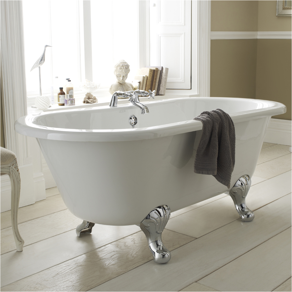 Freestanding Bathtub Types Grosvenor 1500mm Double Ended Free Standing Bath with