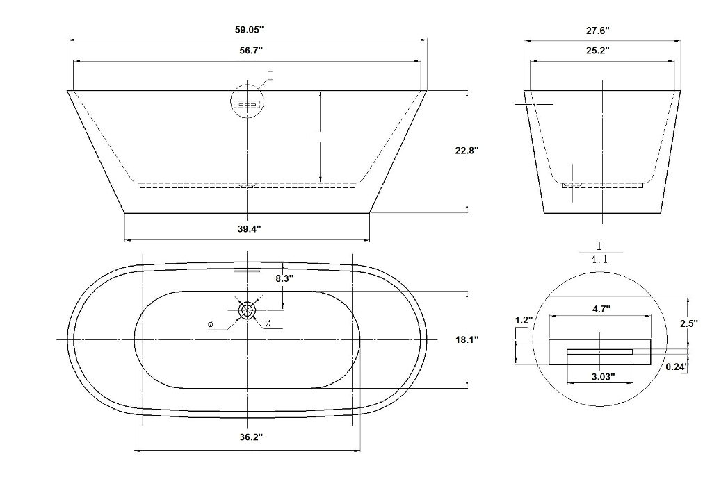 soaking tub dimensions for your house