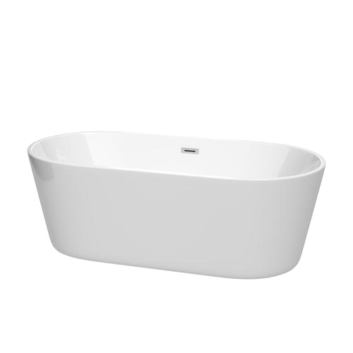 Freestanding Bathtubs Menards Wyndham Collection Carissa Freestanding Bathtub at Menards