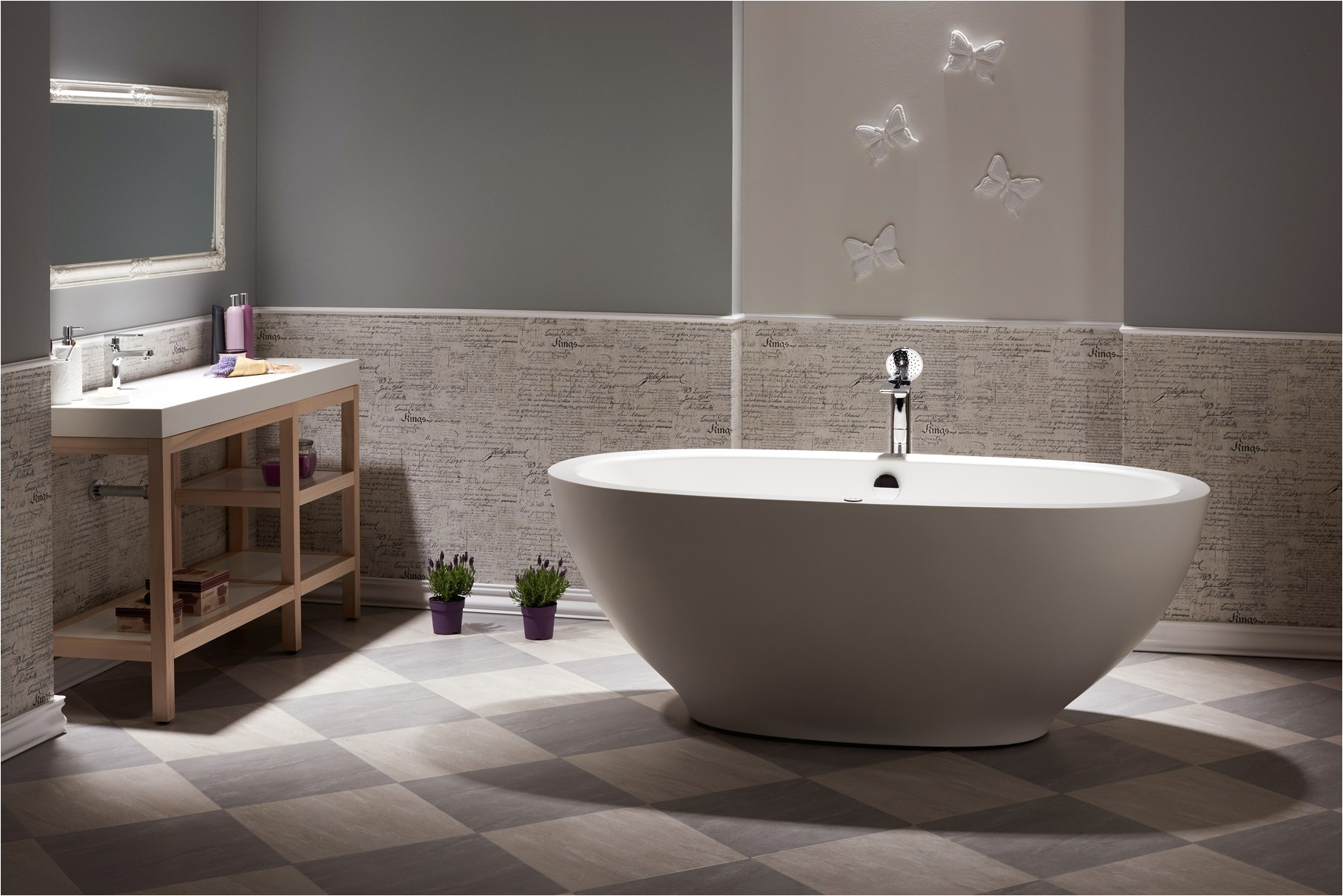 the very first freestanding stone jetted bathtub