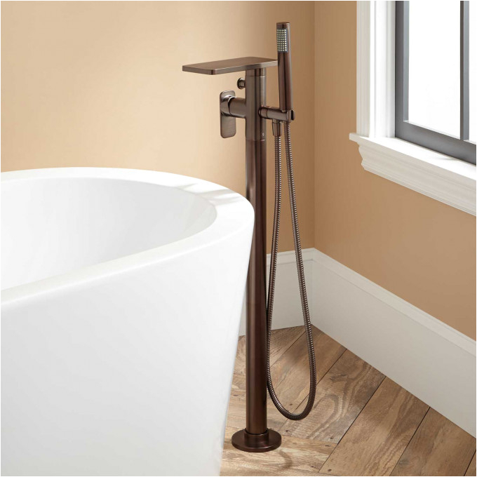 ghani freestanding tub faucet and hand shower