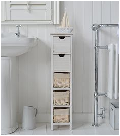 Freestanding Narrow Bathroom Cabinet 16 Practical and Creative toilet Paper Storage Ideas