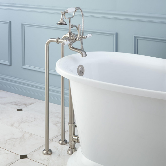 Freestanding Tub Faucet and Drain Freestanding Telephone Tub Faucet Supplies and Drain