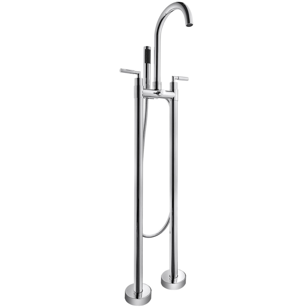 Freestanding Tub Faucet Floor Mount Freestanding Floor Mount Tub Filler Bath Faucet