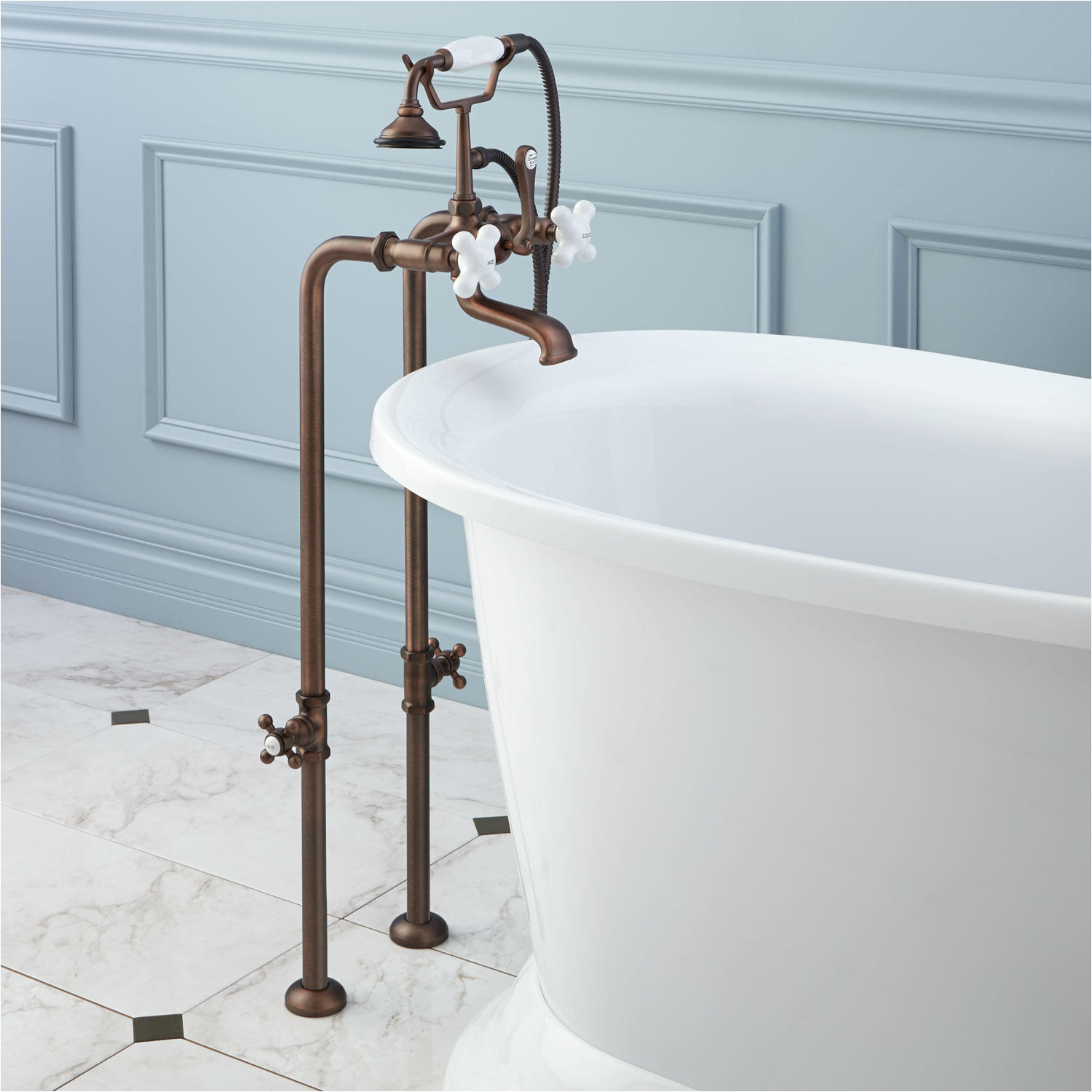 Freestanding Tub Faucet Valve Freestanding Telephone Tub Faucet Supplies and Valves