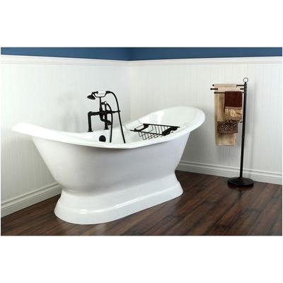 72 freestanding tub with oil rubbed bronze tub faucet hardware package ctp20