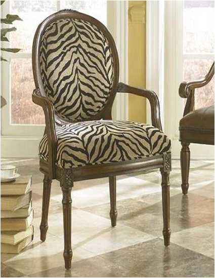 Girls Night Out Black Accent Chair Black and White Dining Room Decorating with Zebra Prints