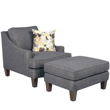 grey accent chairs ottoman for living room