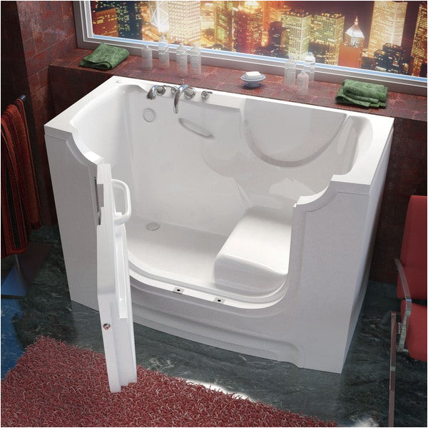 Handicap Bathtubs for Sale Shop Meditub Wheelchair Accessible 30×60 Inch Left Drain
