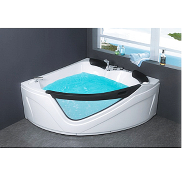 Heater for Whirlpool Bathtub Corner Jetted Bathtub Whirlpool & Air Bubble & Massage