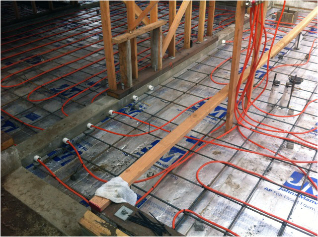 hydronic radiant floor heat