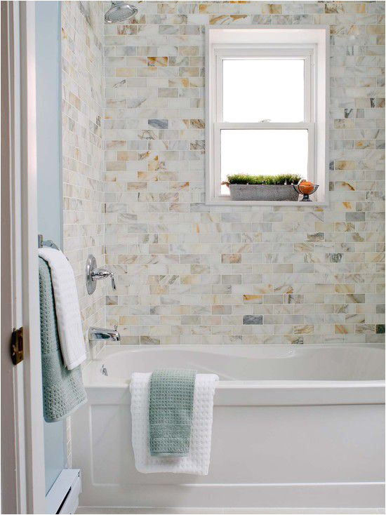 bathrooms with subway tile