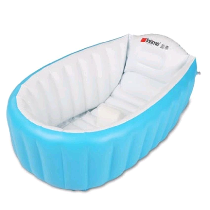 intime inflatable baby bath tub portable bathtub blue ladybirdm 2017 03 Sale P