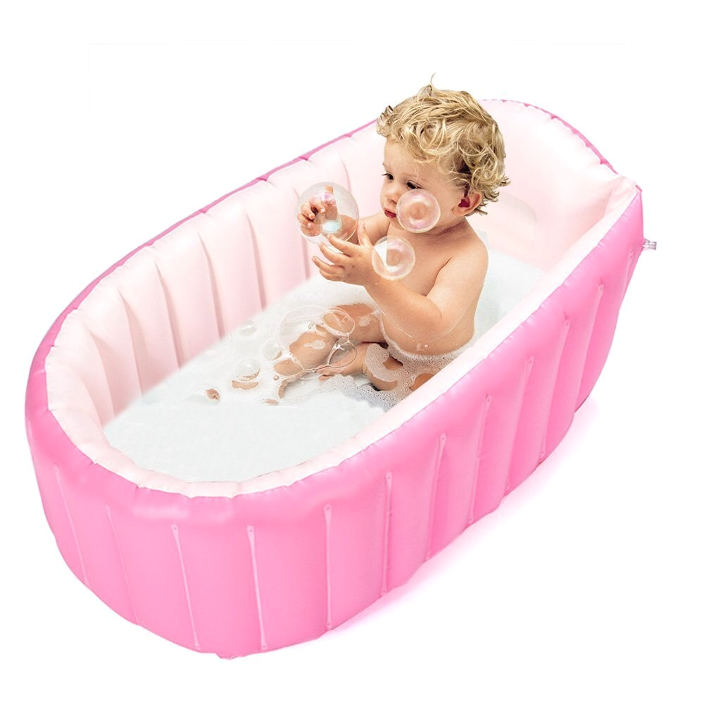 Inflatable Baby Bathtub Travel Inflatable Baby Bathtub Mini Air Swimming Pool Kid Infant