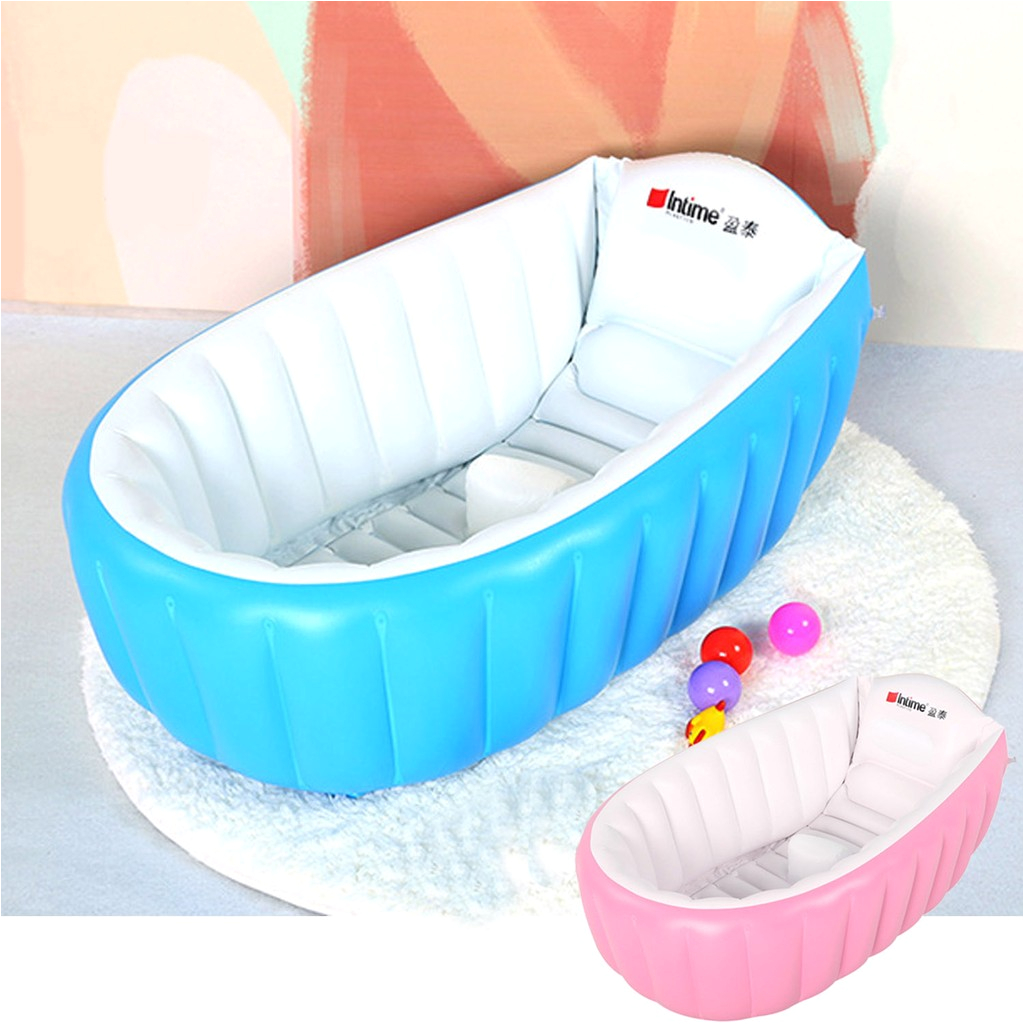 Portable Baby Infant Toddler Inflatable Bathtub Shower Basin Air Swimming Pool i