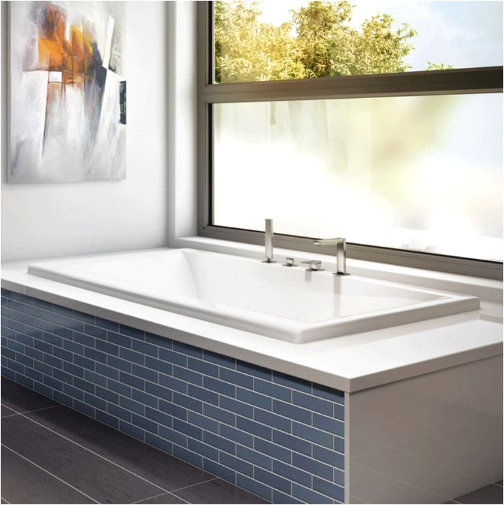 Is Bathtubs Modern Modern Rectangular Bathtub by Produits Neptune Jade