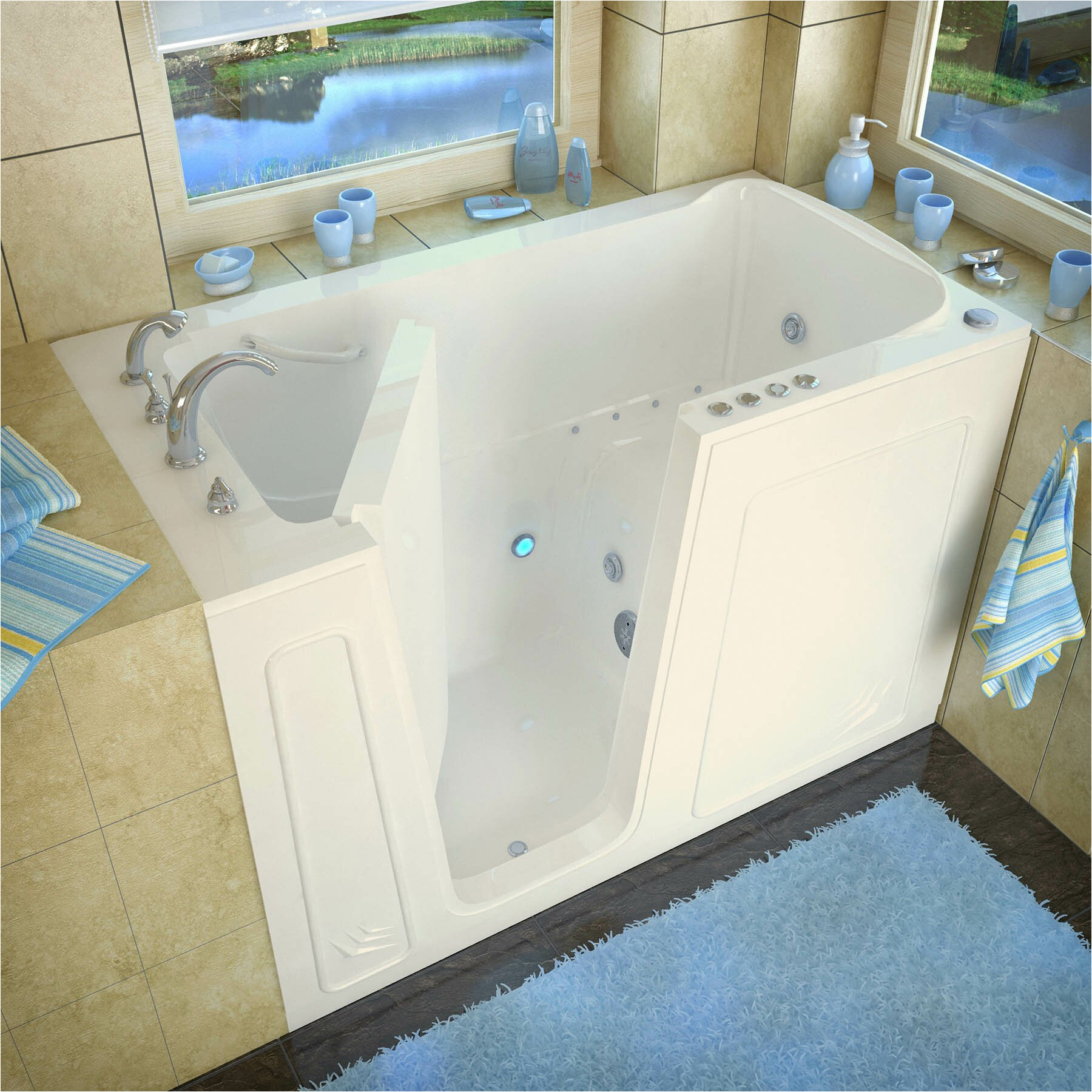 Jacuzzi Bathtub 60 X 32 therapeutic Tubs aspen 60" X 32" Whirlpool & Air Jetted