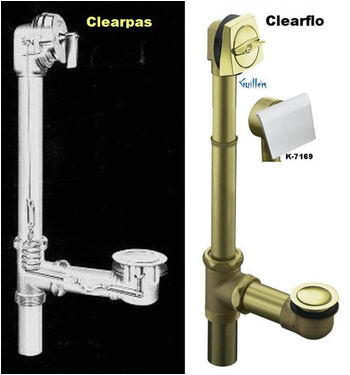 Jacuzzi Bathtub Drain Parts order Replacement Parts for Kohler Clearpass & Clearflo