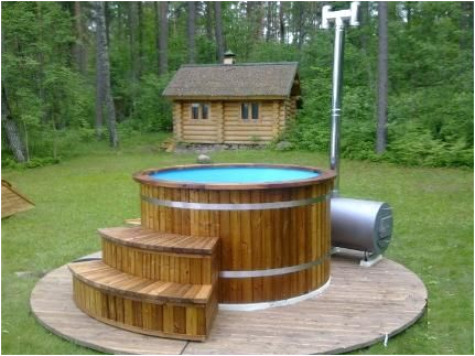 wooden hot tub kit