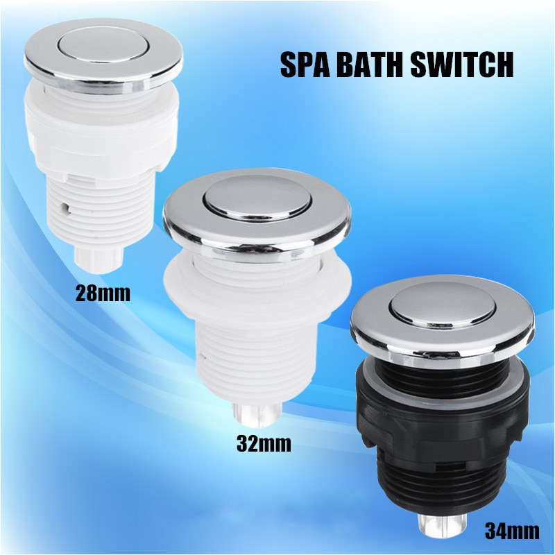 Jacuzzi Bathtub On Off Switch New Pneumatic Switch F Push Air Switch button 28mm