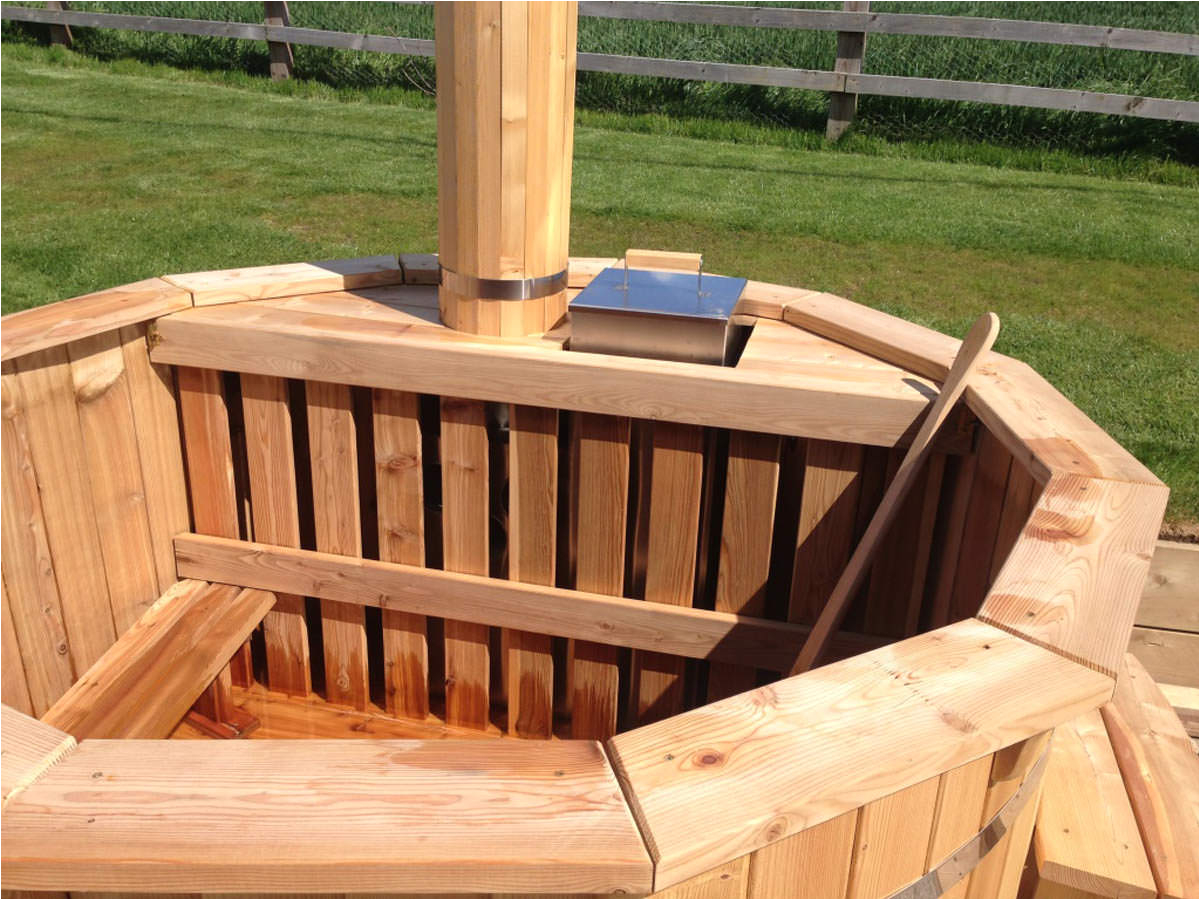 wood fired hot tub