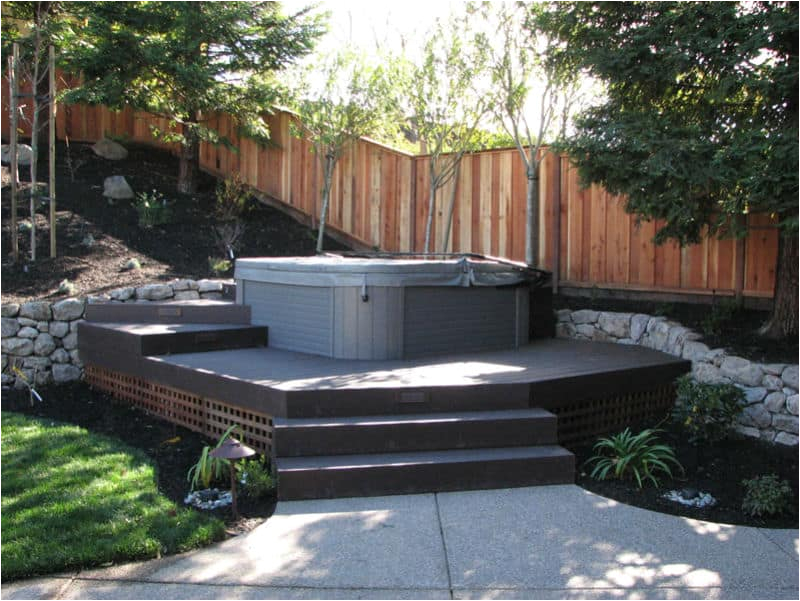 garden hot tub designs