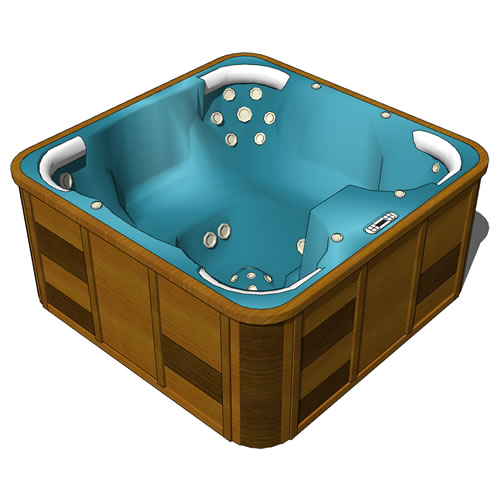 Jacuzzi Type Bathtubs Jacuzzi 3d Model formfonts 3d Models & Textures