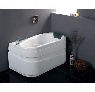 Jetted Bathtub Alcove Eago Am175 L White 57 1 8" Acrylic Whirlpool Bathtub for