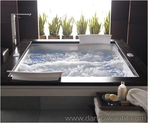 dual zone whirlpool bathtub