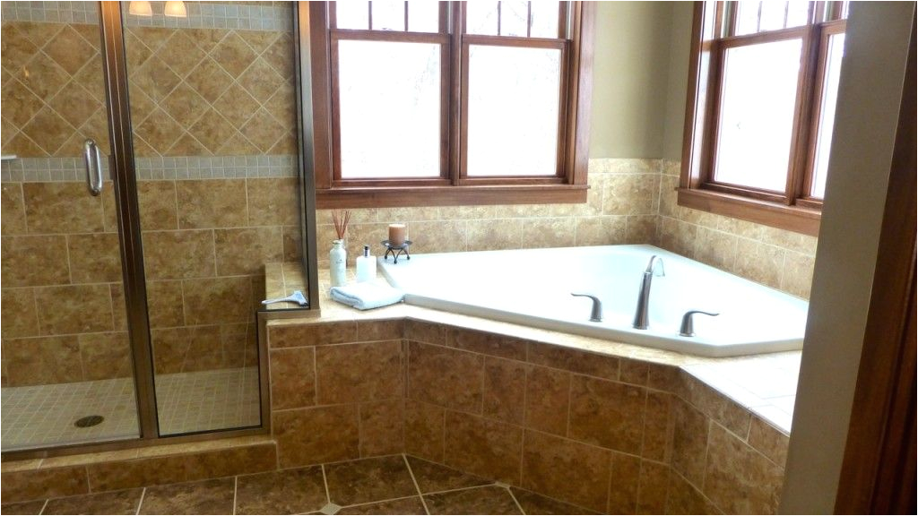 Jetted Master Bathtubs Bathrooms with Corner Tubs