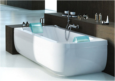 Jetted soaking Bathtub Two Person Whirlpool Tub From Jacuzzi – New Aquasoul
