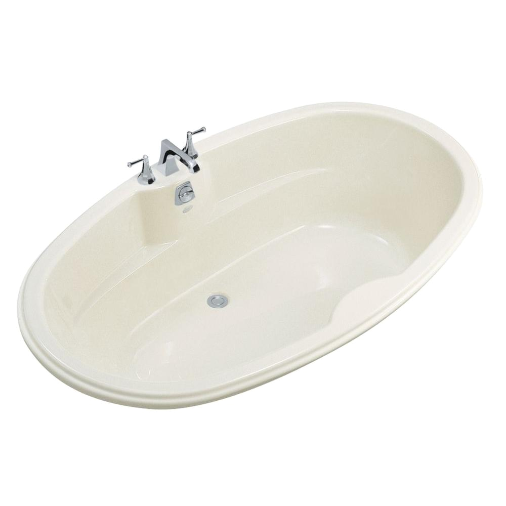 Kohler 6 Foot Bathtub Kohler 6 Ft Center Drain Oval Bathtub In White K 1149 0