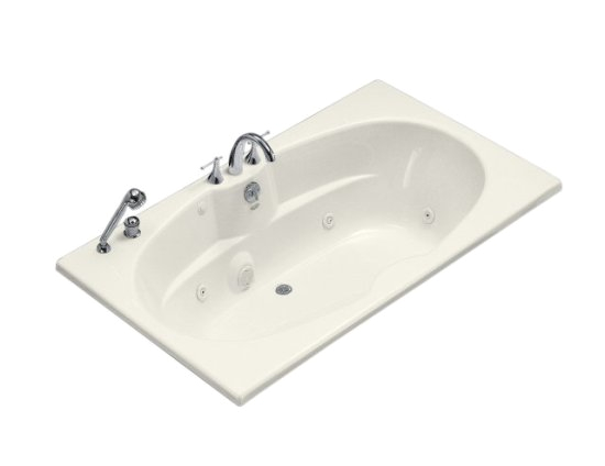 Kohler K 1131 0 ProFlex 7242 Whirlpool Tub White