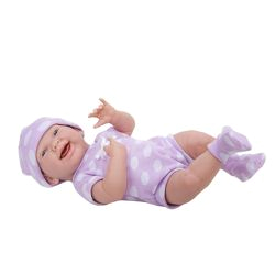 La Newborn 8 Piece Realistic Baby Doll Bathtub Set Jc toys "pouty" La Newborn Moments Realistic 17