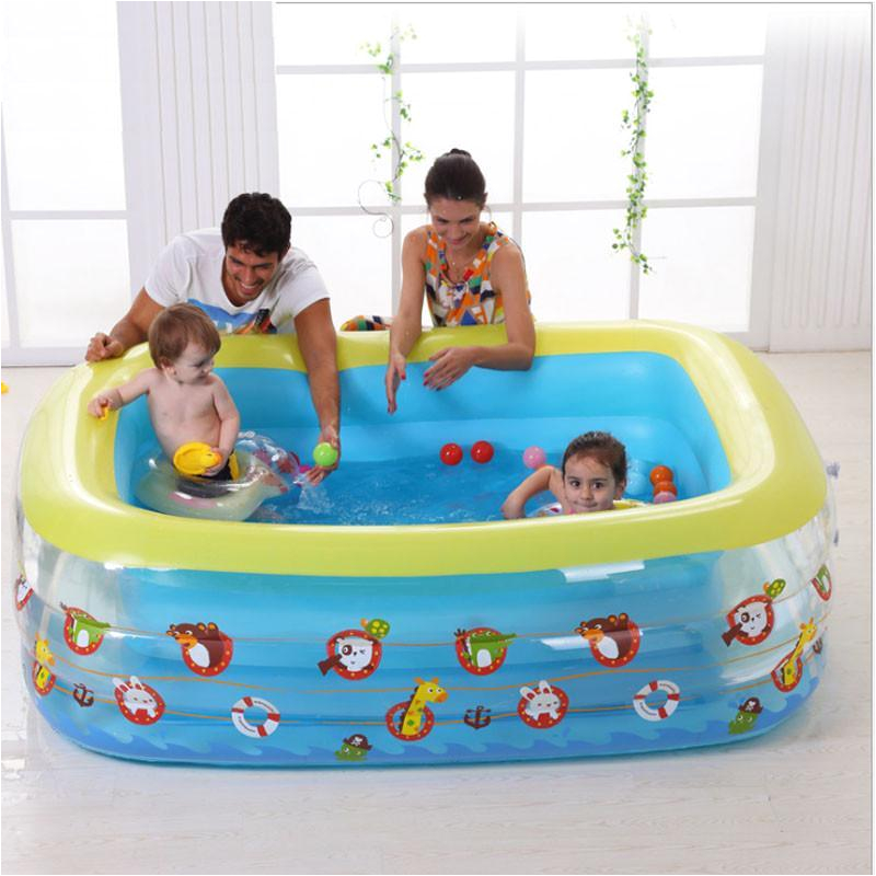quality brand kid swimming pool big cube inflatable thick baby kid toddler swimming pool bath bucket tub children