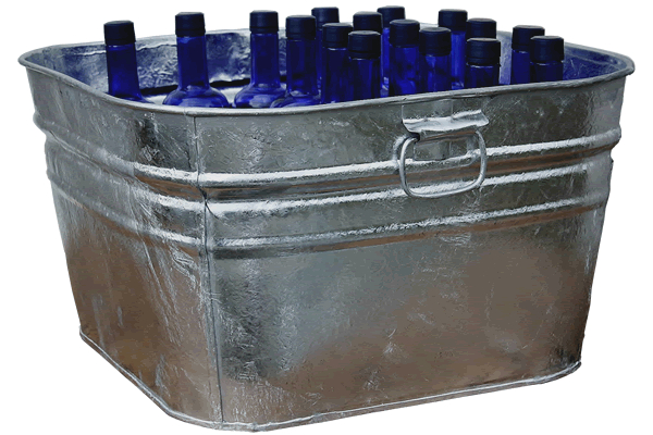 Galvanized Square Tub