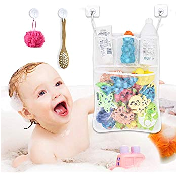 Large toy Bathtubs Amazon 2 X Mesh Bath toy organizer Set 6 Ultra