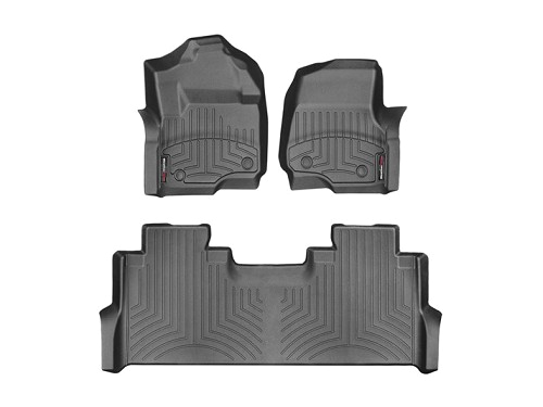 Laser Tech Floor Mats 2017 2019 F250 & F350 Weathertech Laser Measured Front