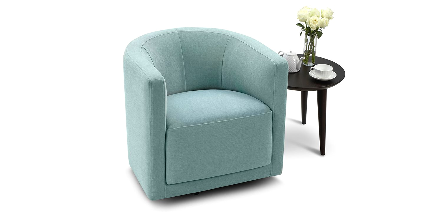 Lisbeth Swivel Accent Chair Chairs Armchairs & Designer Accent Chairs