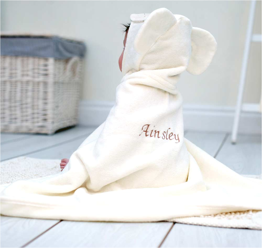 long eared puppy baby towel t set