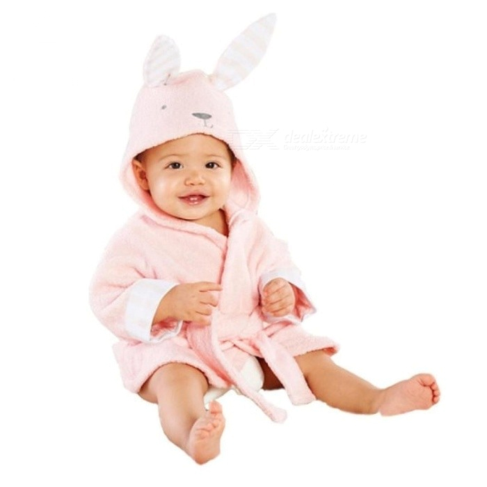 Long Baby Bathtub Other Baby Cute Boys Girls Animal Ears Bathrobe Hooded