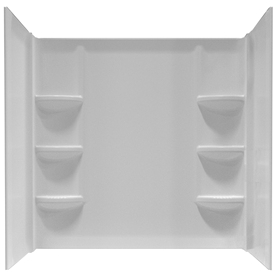 Lowes Bathtubs with Surrounds Shop American Standard Saver High Impact Polystyrene