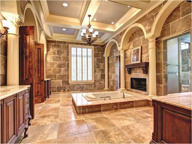 Luxury Sunken Bathtubs Mediterranean Master Bathroom Found On Zillow Digs Love